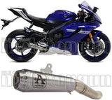 Tubo De Escape Con Homologación Acústica Pro-Race Nichrom Acero - Arrow Special Parts Compatible Con Yamaha Yzf-R6 (2017-2021)