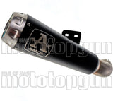 Tubo De Escape Con Homologación Acústica Pro-Race Nichrom Negro Acero - Arrow Special Parts Compatible Con Brixton Felsberg 125 X (2019-2020)