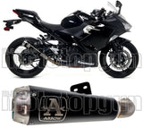 Tubo De Escape Con Homologación Acústica Pro-Race Nichrom Negro Acero - Arrow Special Parts Compatible Con Kawasaki Ninja 400 (2023)
