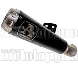 Tubo De Escape Con Homologación Acústica Pro-Race Nichrom Negro Acero - Arrow Special Parts Compatible Con Kawasaki Z 900 A2 (2019-2024)