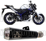 Tubo De Escape Con Homologación Acústica Pro-Race Nichrom Negro Acero - Arrow Special Parts Compatible Con Yamaha Yzf-R3 (2021-2024)