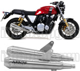 Tubo De Escape Con Homologación Acústica Pro-Racing Nichrom Acero - Arrow Special Parts Compatible Con Honda Cb 1100 Rs (2017-2020)
