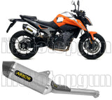 Tubo De Escape Con Homologación Acústica Race-Tech Aluminio Carbono - Arrow Special Parts Compatible Con Ktm 790 Duke (2018-2020)