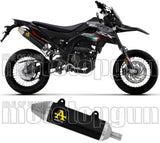 Tubo De Escape Con Homologación Acústica Thunder Aluminio Negro Acero - Arrow Special Parts Compatible Con Um Dsr Ex 125 (2018-2020)