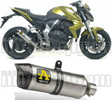Tubo De Escape Con Homologación Acústica Thunder Titanio Carbono - Arrow Special Parts Compatible Con Honda Cb 1000 R (2008-2017)