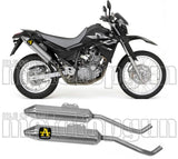 Escape Doble Con Homologación Acústica Thunder Aluminio Acero - Arrow Special Parts Compatible Con Yamaha Xt 660 X (2004-2016)