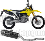 Tubo De Escape Con Homologación Acústica Explorer Aluminio Negro Fondo Carby - Arrow Special Parts Compatible Con Suzuki Dr-Z4S (2025-2026)