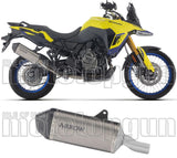 Tubo De Escape Con Homologación Acústica Explorer Titanio Fondo Carby - Arrow Special Parts Compatible Con Suzuki V-Strom 800 Se (2025-2026)