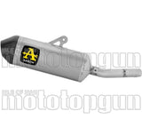 Tubo De Escape Con Homologación Acústica Explorer Titanio Fondo Carby - Arrow Special Parts Compatible Con Yamaha Ténéré 700 (2021-2024)