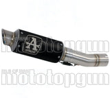 Tubo De Escape Con Homologación Acústica Gp2 Gp-2 Nichrom Negro Acero - Arrow Special Parts Compatible Con Ktm 125 Duke (2021-2023)