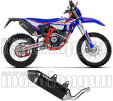 Tubo De Escape Con Homologación Acústica Icon Aluminio Negro - Arrow Special Parts Compatible Con Beta Rr 125 4T Enduro - Motard (2024-2025)