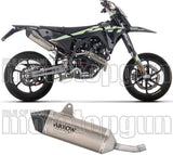 Tubo De Escape Con Homologación Acústica Icon Titanio Fondo Carby - Arrow Special Parts Compatible Con Fantic Motor Xmf 125 (2025-2026)