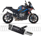 Tubo De Escape Con Homologación Acústica Indy-Race Evo Aluminio Negro Fondo Carby - Arrow Special Parts Compatible Con Bmw M 1000 Xr (2025-2026)