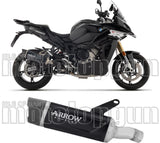 Tubo De Escape Con Homologación Acústica Indy-Race Evo Aluminio Negro Fondo Carby - Arrow Special Parts Compatible Con Bmw S 1000 Xr (2024-2026)