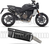 Tubo De Escape Con Homologación Acústica Indy-Race Evo Aluminio Negro Carbono - Arrow Special Parts Compatible Con Husqvarna Svartpilen 801 (2024-2025)