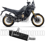 Tubo De Escape Con Homologación Acústica Indy-Race Evo Aluminio Negro Fondo Acero - Arrow Special Parts Compatible Con Voge Valico 800 Dsx Rally (2025-2026)