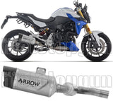 Tubo De Escape Con Homologación Acústica Indy Race Evo Titanio Fondo Carby - Arrow Special Parts Compatible Con Bmw F 900 R (2025-2026)