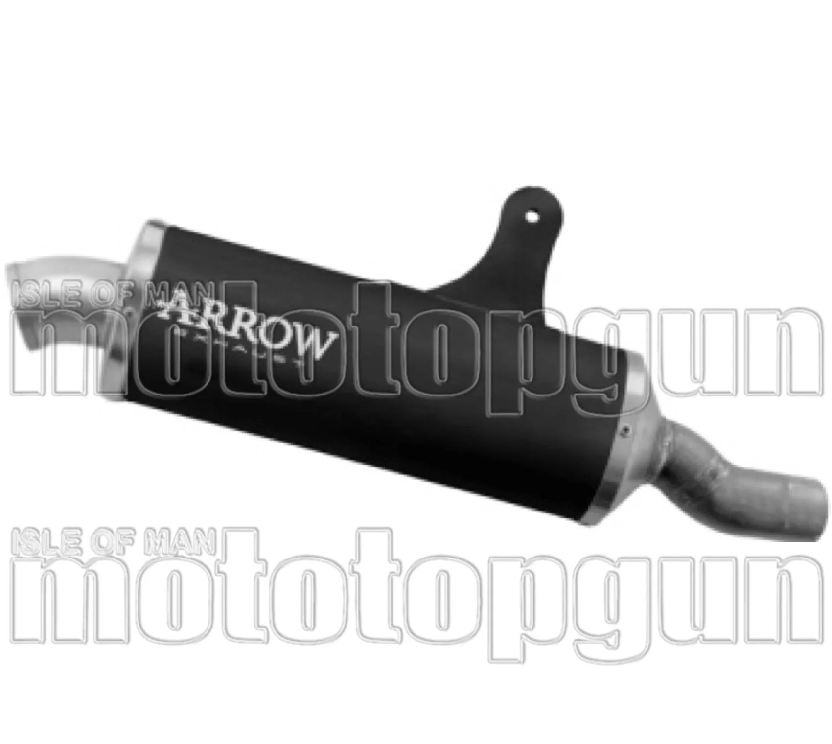 Tubo De Escape Con Homologación Acústica Indy Race Aluminio Negro - Arrow Special Parts Compatible Con Benelli Trk 702 - X (2025-2026)