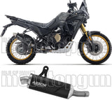 Tubo De Escape Con Homologación Acústica Indy-Race Evo Aluminio Negro Fondo Carby - Arrow Special Parts Compatible Con Voge Valico 800 Dsx Rally (2025-2026)