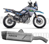 Tubo De Escape Con Homologación Acústica Indy-Race Evo Titanio Carbono - Arrow Special Parts Compatible Con Cfmoto 450 Mt (2024)