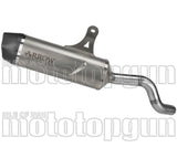 Tubo De Escape Con Homologación Acústica Indy-Race Evo Titanio Fondo Carby - Arrow Special Parts Compatible Con Cfmoto 700 Mt Adventure (2025-2026)