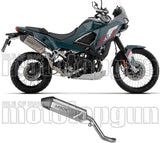 Tubo De Escape Sin Homologación Acústica Indy-Race Evo Titanio Fondo Carby - Arrow Special Parts Compatible Con Kawasaki Kle 500 (2026)