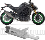 Tubo De Escape Con Homologación Acústica Indy-Race Evo Titanio Fondo Carby - Arrow Special Parts Compatible Con Kawasaki Z 1100 (2025-2026)