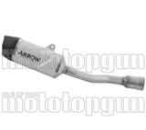 Tubo De Escape Con Homologación Acústica Titanio Fondo Carby - Arrow Special Parts Compatible Con Ktm 390 Enduro R (2025-2026)