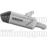 Tubo De Escape Con Homologación Acústica Indy Race Evo Titanio Fondo Carby - Arrow Special Parts Compatible Con Triumph Tiger 800 Sport (2025-2026)