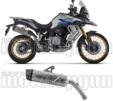Tubo De Escape Con Homologación Acústica Indy-Race Evo Titanio Carbono - Arrow Special Parts Compatible Con Voge Valico 900 Dsx (2024)