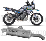 Tubo De Escape Con Homologación Acústica Indy-Race Evo Titanio - Arrow Special Parts Compatible Con Cfmoto 450 Mt (2024)