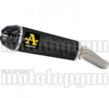Tubo De Escape Con Homologación Acústica Indy-Race Aluminio Negro Carbono - Arrow Special Parts Compatible Con Kawasaki Z 400 (2023)