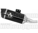 Tubo De Escape Con Homologación Acústica Indy-Race Aluminio Negro Carbono - Arrow Special Parts Compatible Con Ktm 390 Duke (2021-2023)