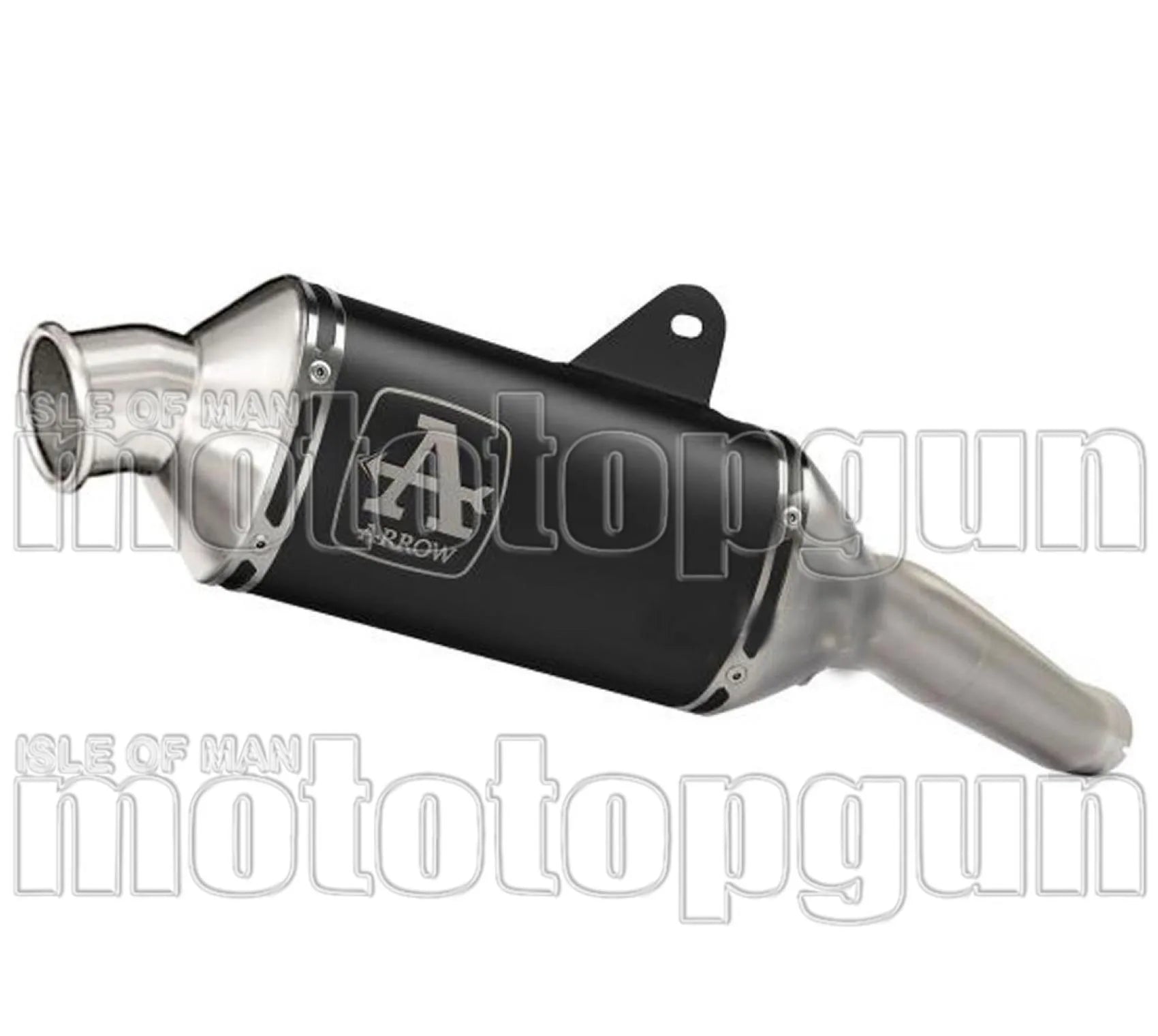 Tubo De Escape Con Homologación Acústica Indy-Race Aluminio Negro Acero - Arrow Special Parts Compatible Con Moto Morini X-Cape 650 (2022-2025)
