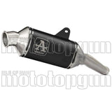 Tubo De Escape Con Homologación Acústica Indy-Race Aluminio Negro Acero - Arrow Special Parts Compatible Con Moto Morini X-Cape 650 (2022-2025)
