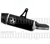 Tubo De Escape Con Homologación Acústica Indy-Race Aluminio Negro Carbono - Arrow Special Parts Compatible Con Honda Xl 750 Transalp (2023-2024)