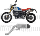 Tubo De Escape Con Homologación Acústica Indy-Race Titanio Fondo Carby - Arrow Special Parts Compatible Con Bmw R12 G - S (2025-2026)