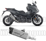 Tubo De Escape Con Homologación Acústica Indy-Race Evo Titanio Fondo Carby - Arrow Special Parts Compatible Con Honda Forza 750 (2025-2026)