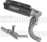 Tubo De Escape Sin Catalizador Y Con Homologación Acústica Titanio Negro - Arrow Special Parts Compatible Con Ducati Panigale V2 - S (2025-2026)