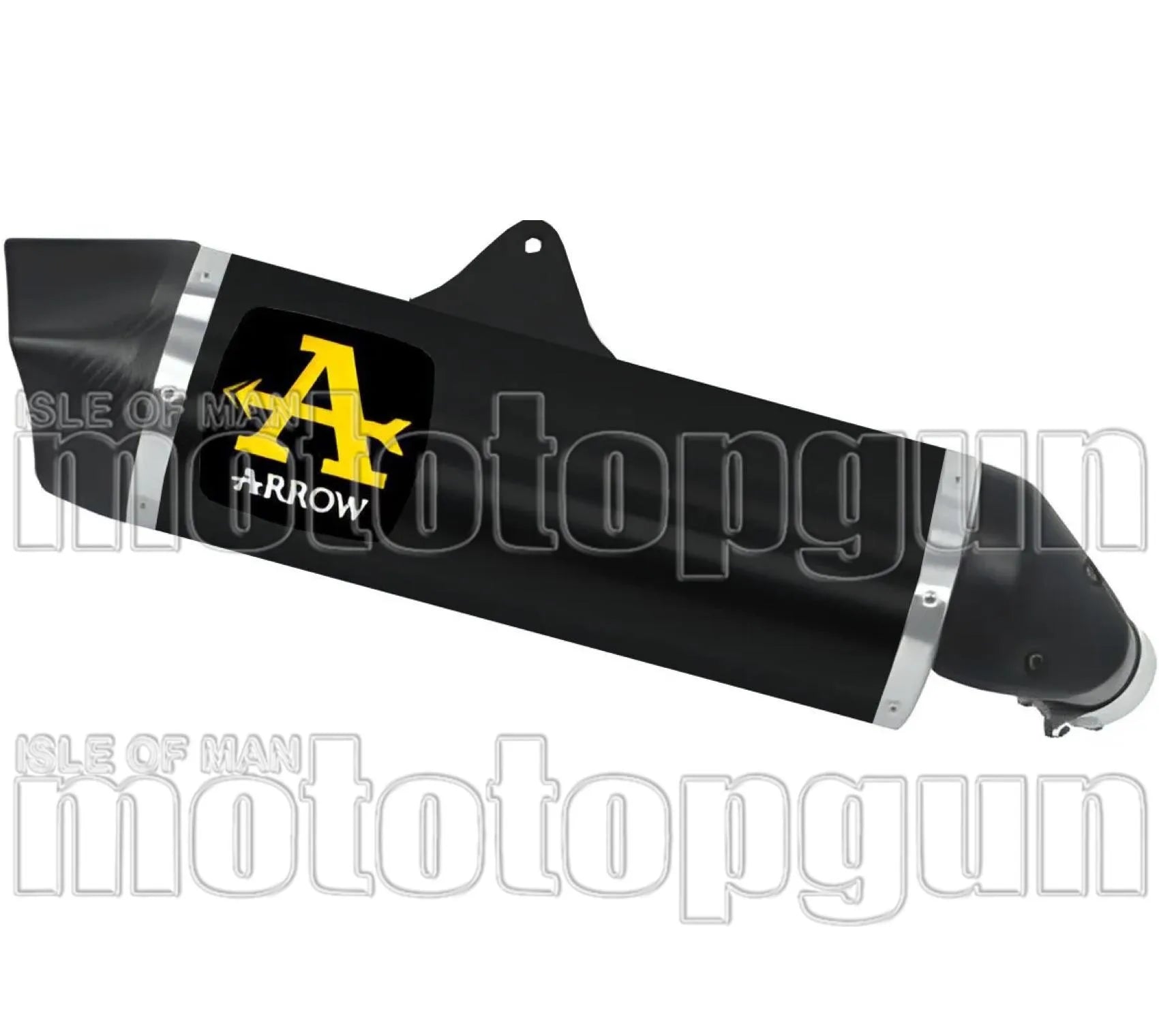 Tubo De Escape Con Homologación Acústica Maxi Race-Tech Aluminio Negro Fondo Carby - Arrow Special Parts Compatible Con Suzuki V-Strom 1050 (2025-2026)