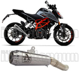 Tubo De Escape Con Homologación Acústica Pro-Race Nichrom Acero - Arrow Special Parts Compatible Con Ktm 390 Duke (2021-2023)
