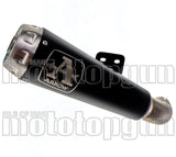 Tubo De Escape Con Homologación Acústica Pro-Race Nichrom Negro Acero - Arrow Special Parts Compatible Con Ktm 390 Duke (2021-2023)