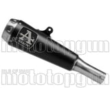 Tubo De Escape Con Homologación Acústica Pro-Race Nichrom Negro - Arrow Special Parts Compatible Con Kawasaki Z 500 (2024-2026)
