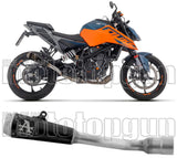 Tubo De Escape Con Homologación Acústica Pro-Race Nichrom Negro - Arrow Special Parts Compatible Con Ktm 125 Duke (2024-2026)