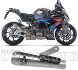 Tubo De Escape Con Homologación Acústica Pro-Race Titanio Fondo Aluminio - Arrow Special Parts Compatible Con Bmw S 1000 Rr (2025-2026)