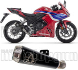 Tubo De Escape Con Homologación Acústica Pro-Race Nichrom Negro - Arrow Special Parts Compatible Con Honda Cbr 500 R (2024-2026)