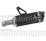 Tubo De Escape Con Homologación Acústica Race-Tech Aluminio Negro Carbono - Arrow Special Parts Compatible Con Bmw S 1000 Xr (2020-2023)