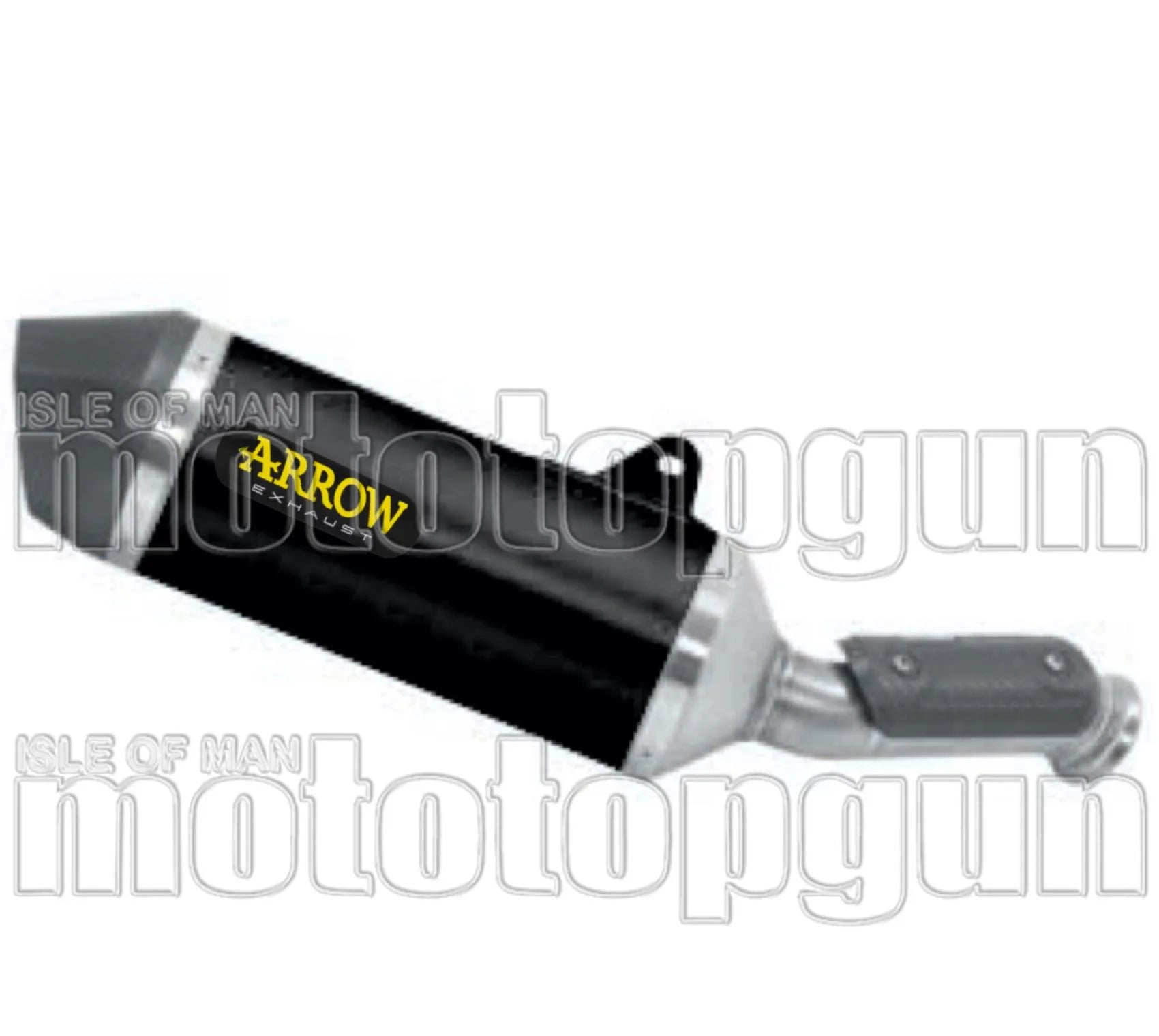 Tubo De Escape Con Homologación Acústica Race-Tech Aluminio Negro Carbono - Arrow Special Parts Compatible Con Cfmoto 800 Mt Touring (2022-2023)