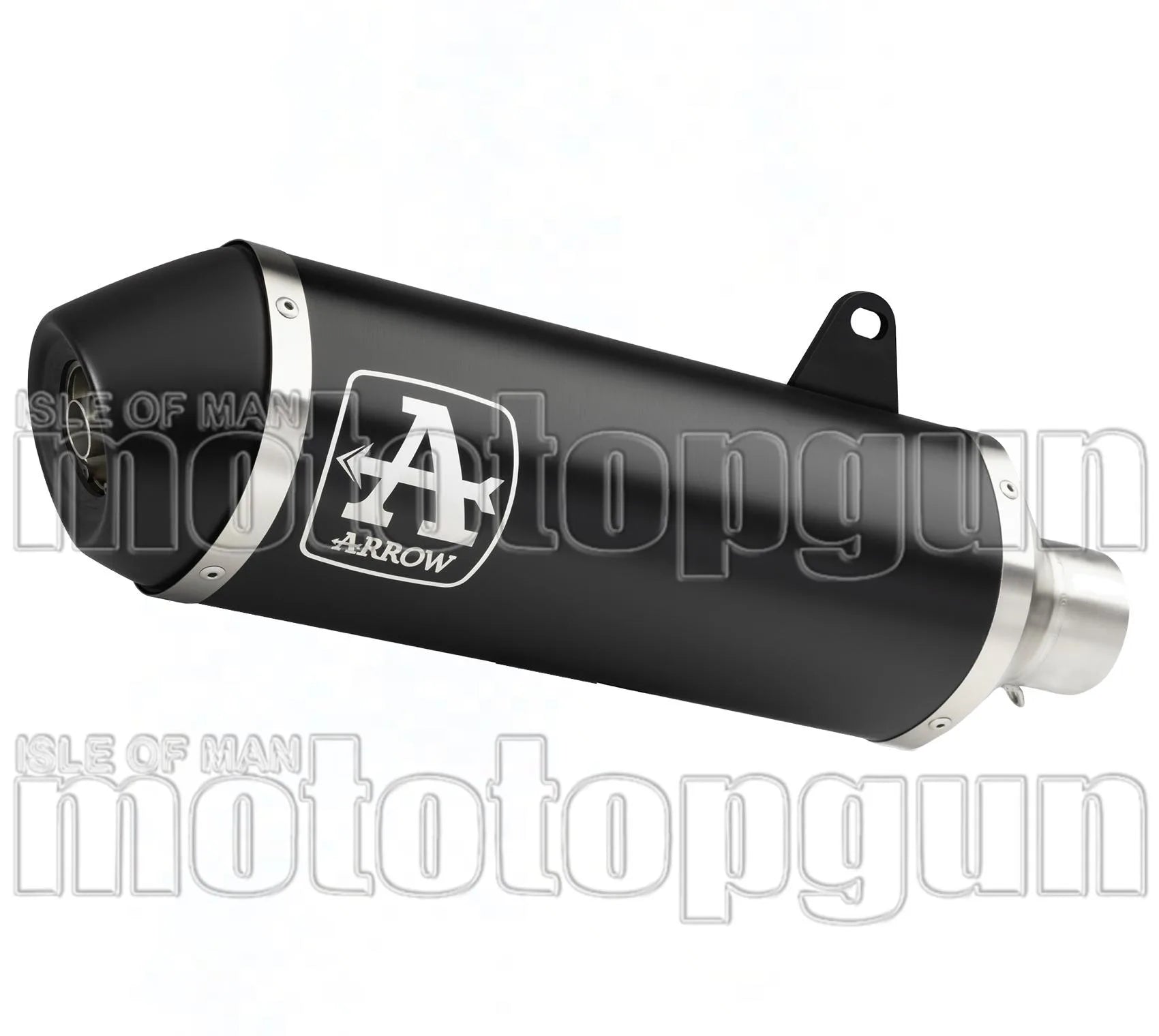 Tubo De Escape Sin Catalizador Y Con Homologación Acústica Urban Aluminio Negro Acero Negro - Arrow Special Parts Compatible Con Peugeot Metropolis 400 (2017-2021)
