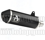 Tubo De Escape Con Catalizador Y Homologación Acústica Urban Aluminio Negro Acero Negro - Arrow Special Parts Compatible Con Peugeot Metropolis 400 (2017-2021)